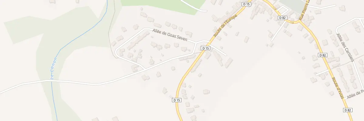 Plan du 4 Rte de Clividy à Plourivo