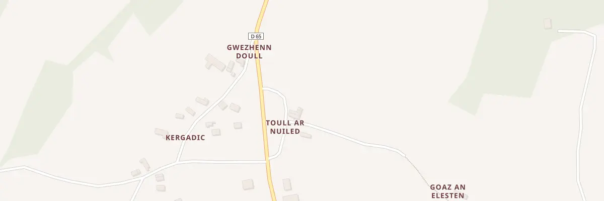 Plan du 4 Toul Ar Houillet au Merzer