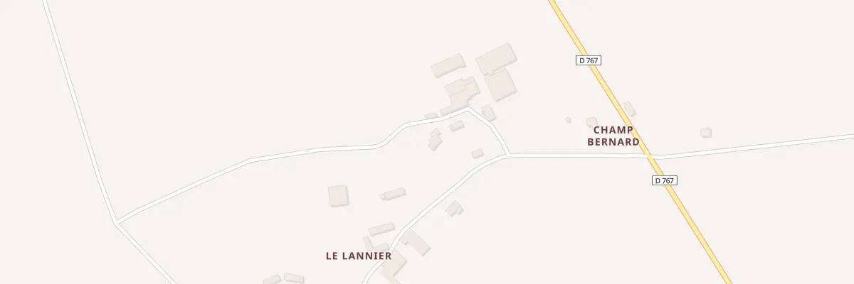 Plan du 2 Le Lannier au Haut-Corlay