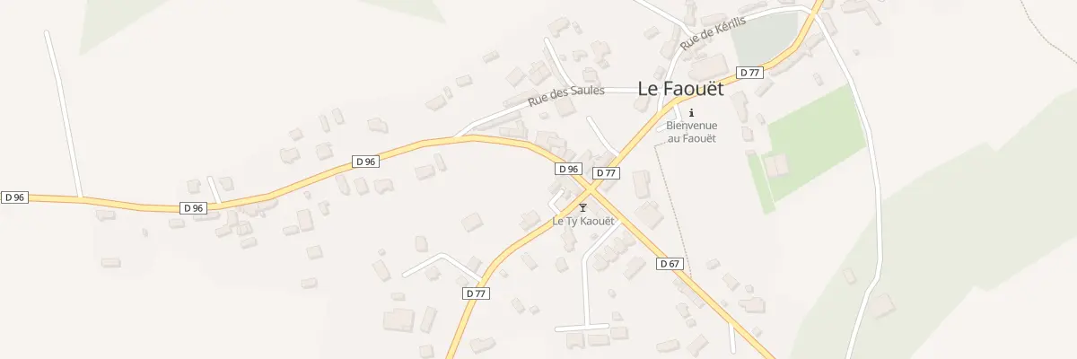 Plan du 3 Rue du Trégor au Faouët