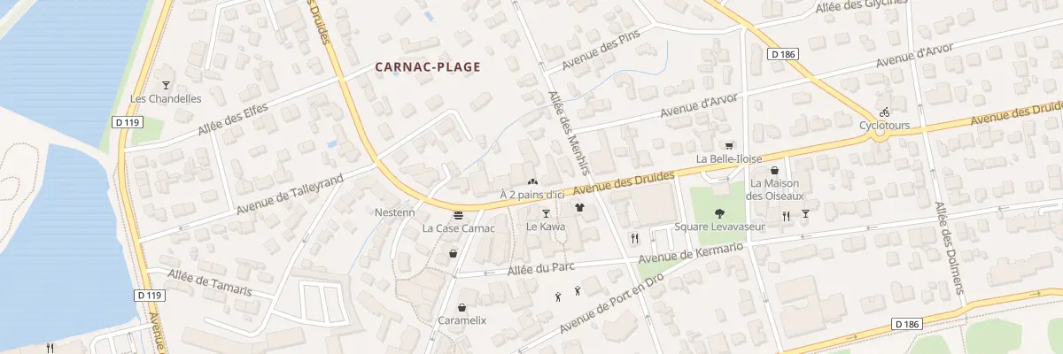 Plan du 57 Av des Druides à Carnac