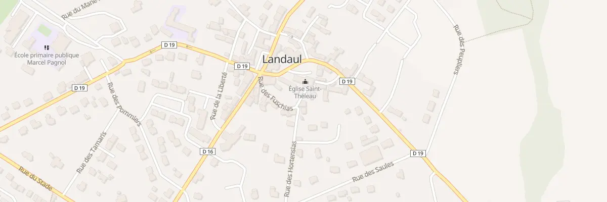 Plan du 8 Rue des Fuschias à Landaul