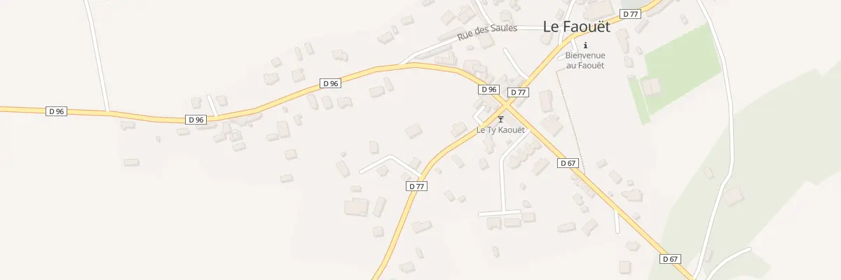 Plan du 6 Rue de l’Argoat au Faouët