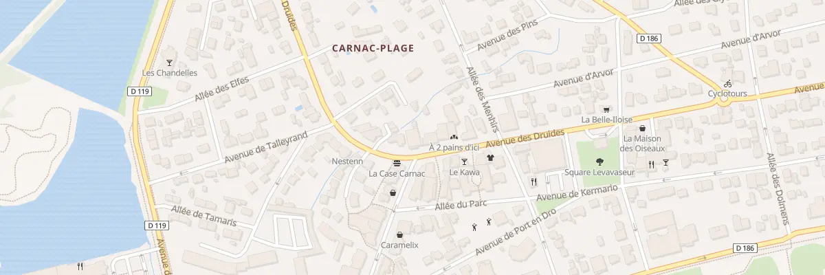 Plan du 51 Av des Druides à Carnac