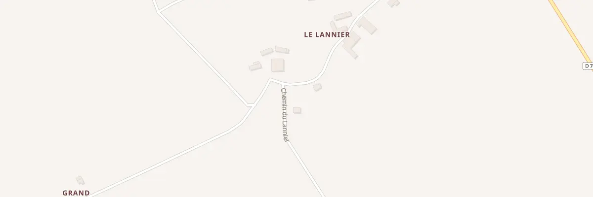 Plan du 7 Le Lannier au Haut-Corlay