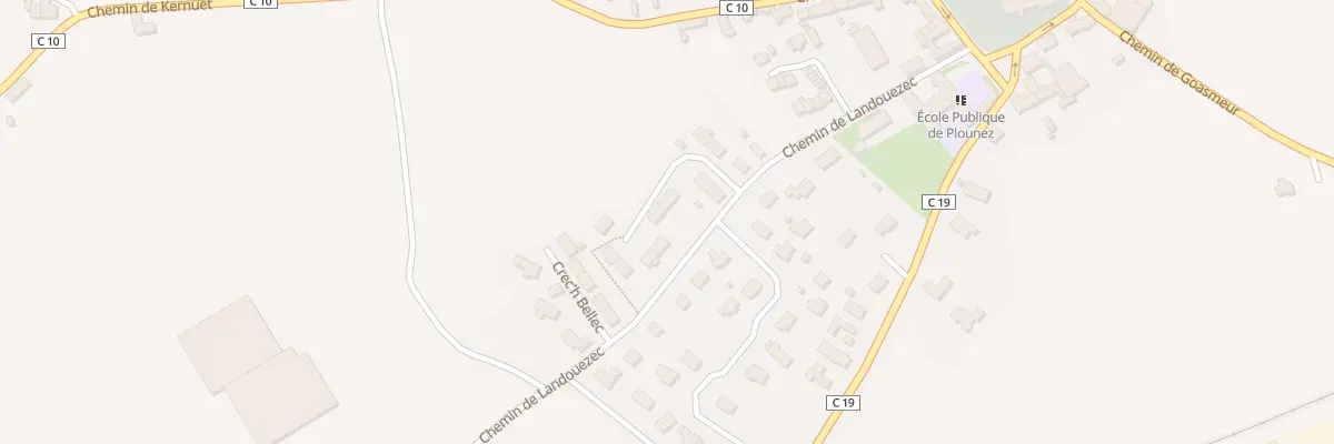 Plan du 6 Cité Crech Bellec à Paimpol