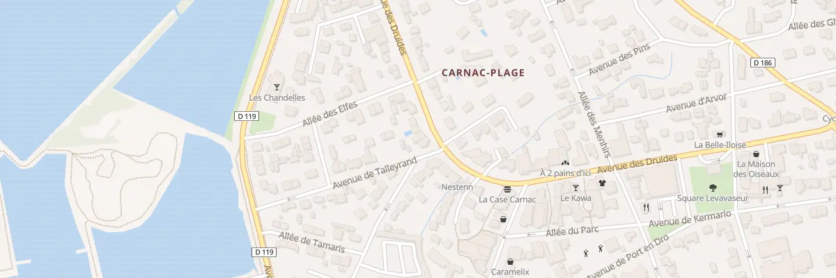 Plan du 36 Av des Druides à Carnac