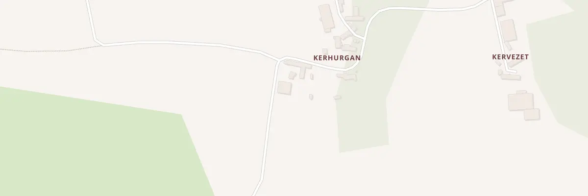 Plan du 3 Kerhurgan à Malguénac