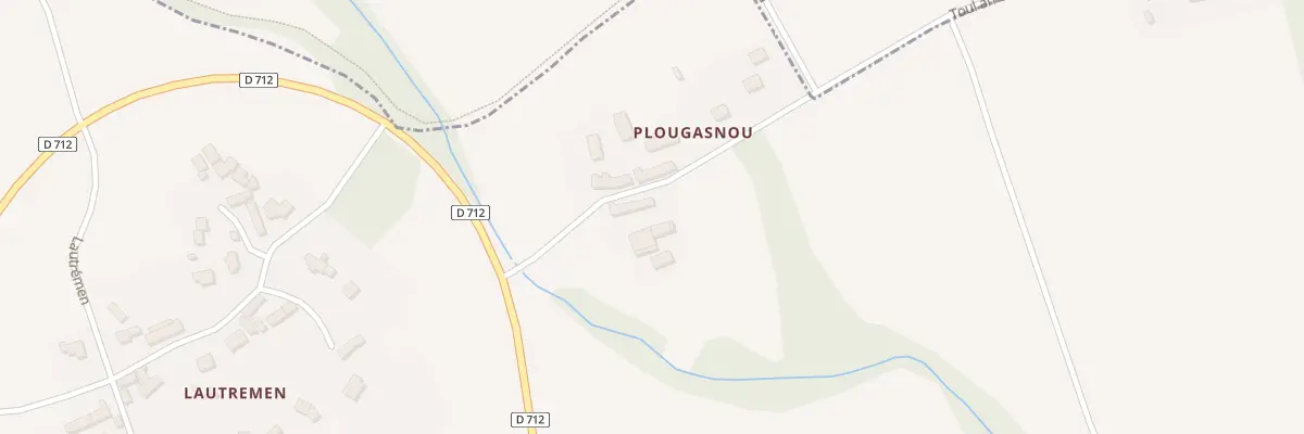 Plan du 4 Plougasnou à Ploumagoar