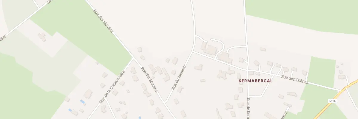 Plan du 3 Rue du Menech à Landaul