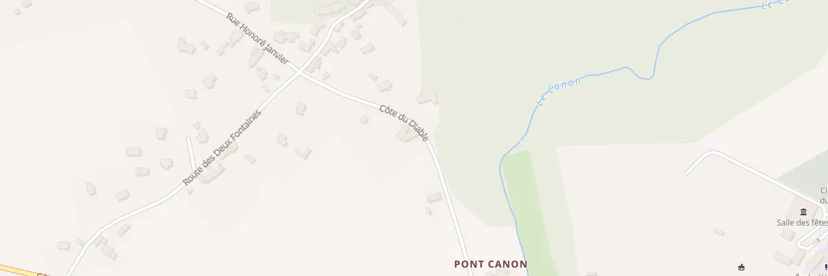 Plan du 6 Côte du Diable à Plourivo