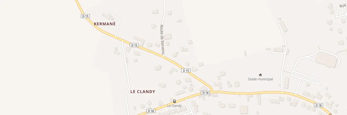 Plan du 9 Rue de Kermané à Cléguérec