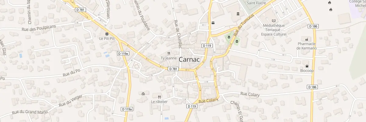 Plan du 4 Rue de Courdiec à Carnac