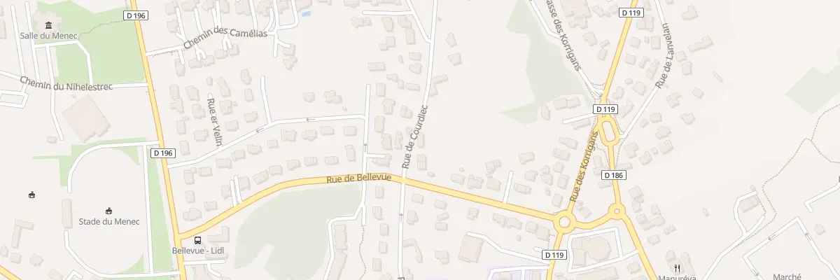 Plan du 56 Rue de Courdiec à Carnac