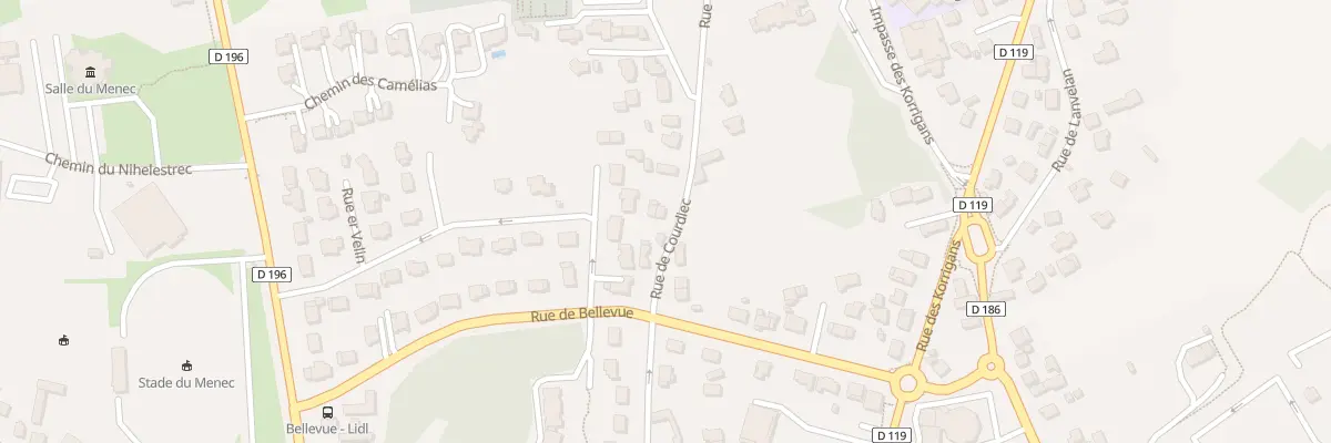 Plan du 55 Rue de Courdiec à Carnac