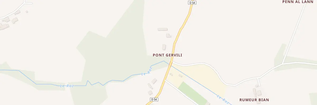 Plan du 5 Pont Kervily à Pommerit-le-Vicomte