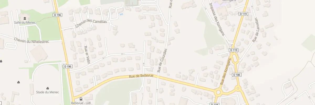 Plan du 55B Rue de Courdiec à Carnac