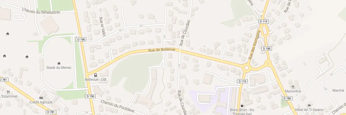 Plan du 51 Rue de Courdiec à Carnac