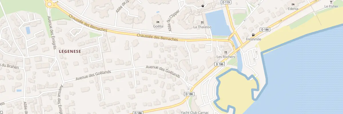 Plan du 8 Av des Goélands à Carnac