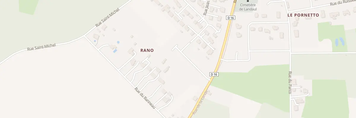 Plan du 5990 Rue des Agapanthes à Landaul
