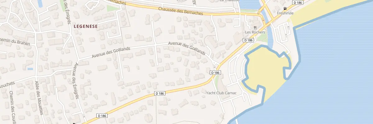 Plan du 5 Av des Goélands à Carnac