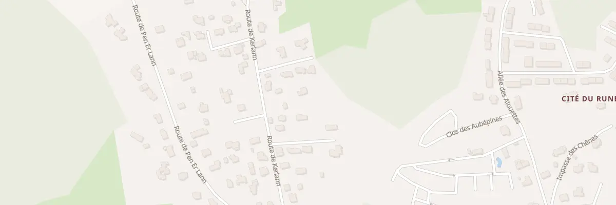 Plan du 48 Rte de Kerlann à Carnac
