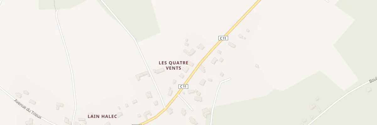 Plan du 5898 Les Quatre Vents à Plourivo