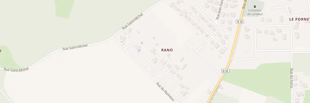 Plan du 18 Rue du Ranneau à Landaul
