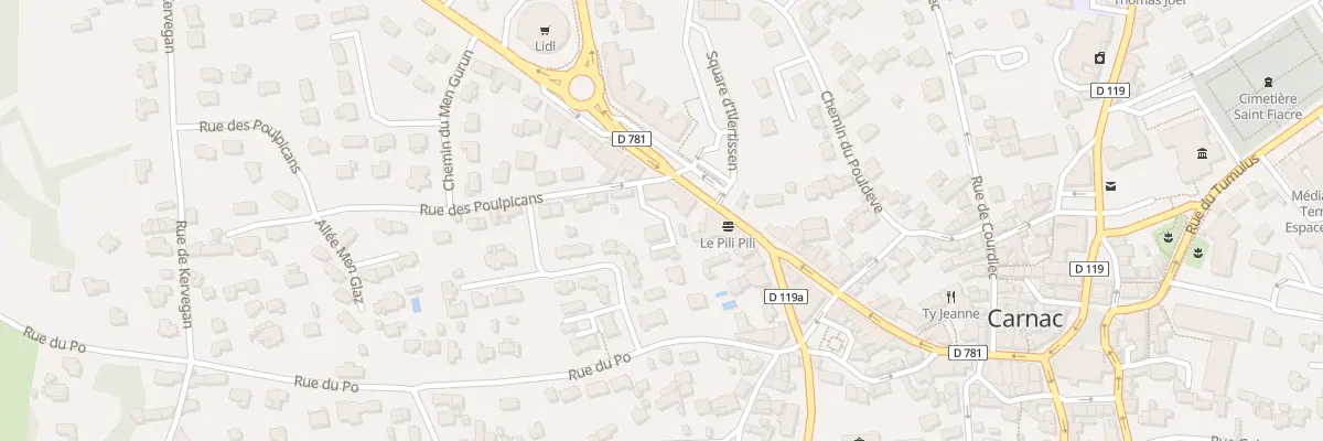 Plan du 35 Rue Saint Cornély à Carnac