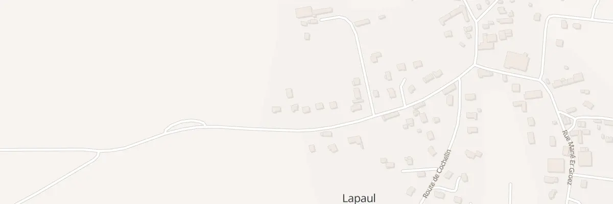 Plan du 594 Lapaul à Locoal-Mendon