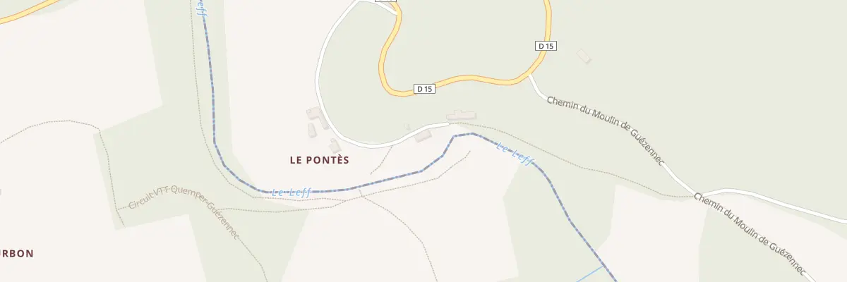 Plan du 5B Che de Pontes à Plourivo