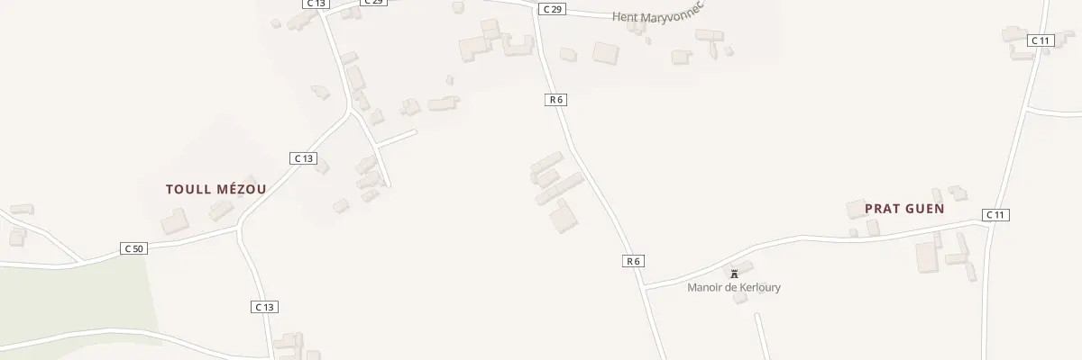 Plan du 9007 Che de Kerloury à Paimpol