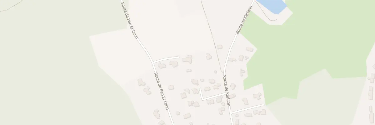 Plan du 58 Rte de Pen Er Lann à Carnac