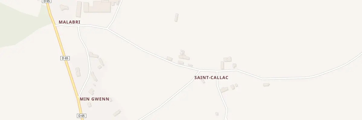 Plan du 1 Saint Callac à Pommerit-le-Vicomte