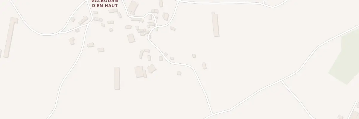 Plan du 1 Galbouan d’En Haut à Saint-Connan
