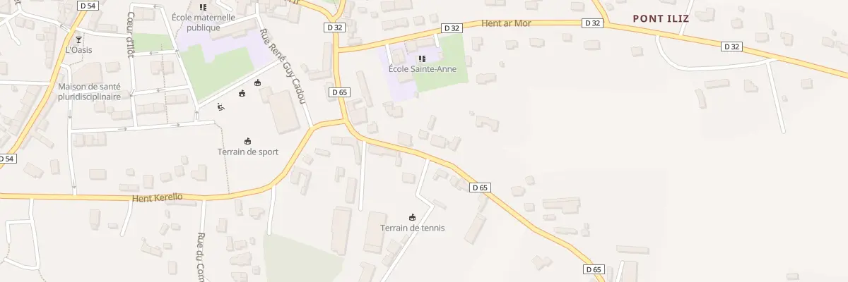 Plan du 5 Hent ar Baradoz à Pommerit-le-Vicomte