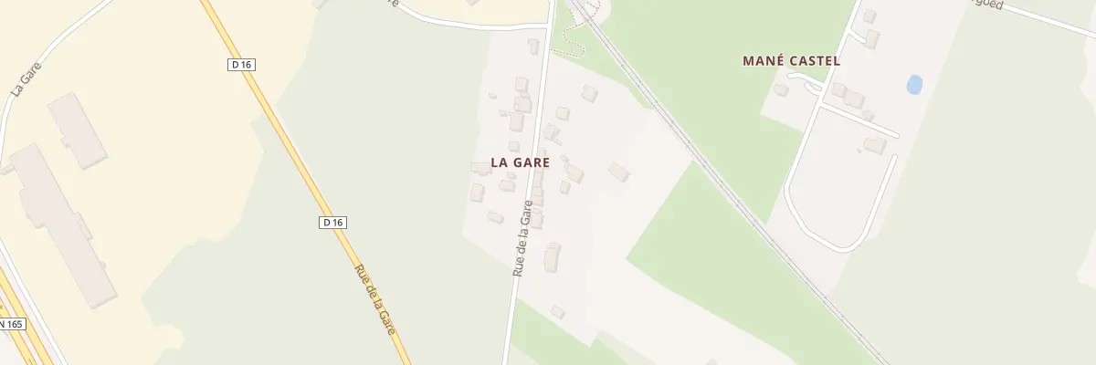 Plan du 5221 Rue de la Gare à Landaul