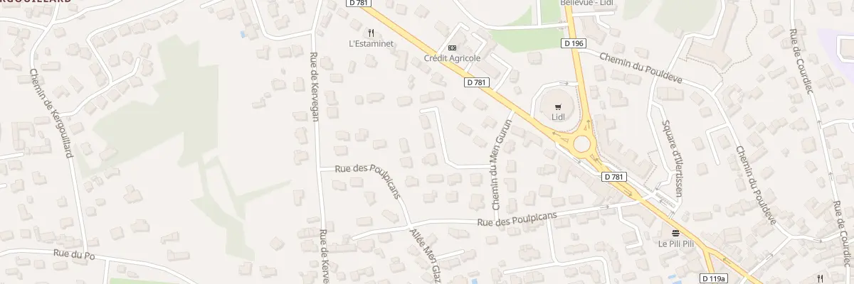 Plan du 7 Imp de Men Gurun à Carnac