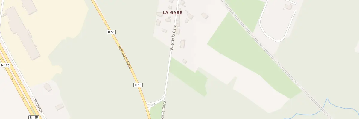 Plan du 5414 Rue de la Gare à Landaul