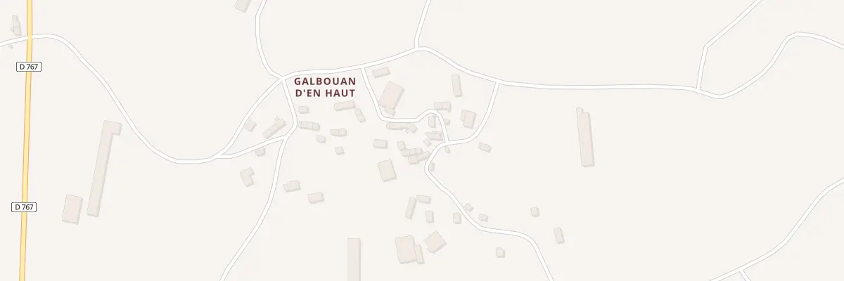 Plan du 5 Galbouan d’En Haut à Saint-Connan