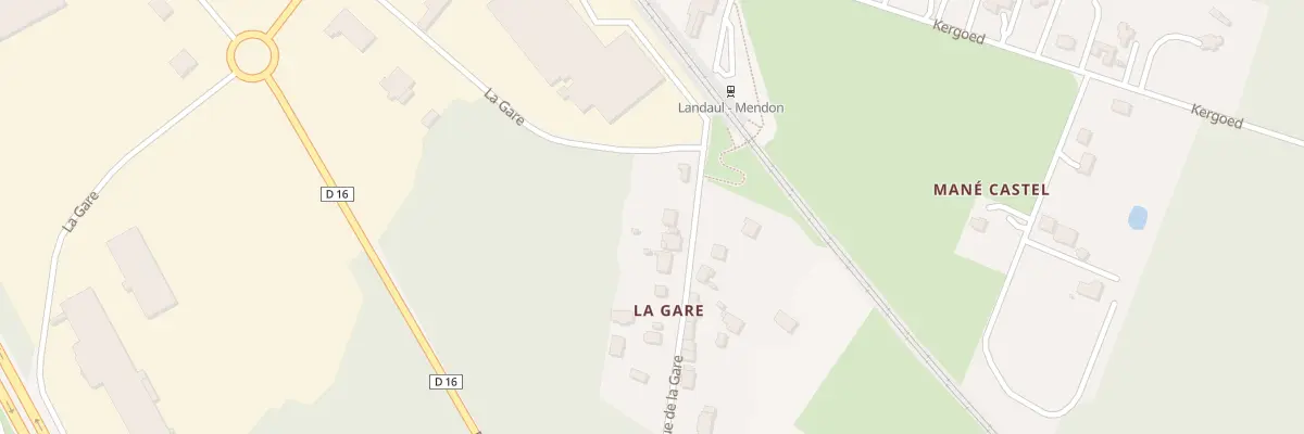 Plan du 5228 La Gare à Landaul