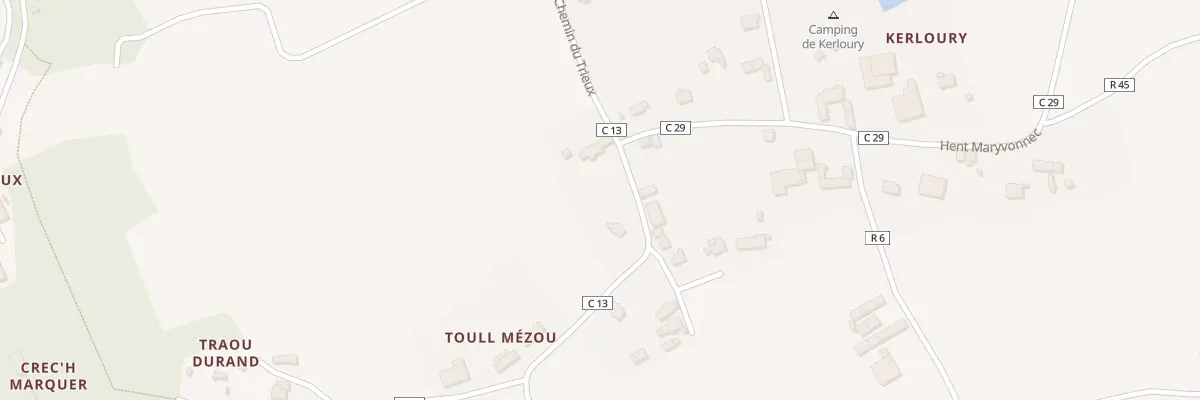 Plan du 65 Che du Trieux à Paimpol