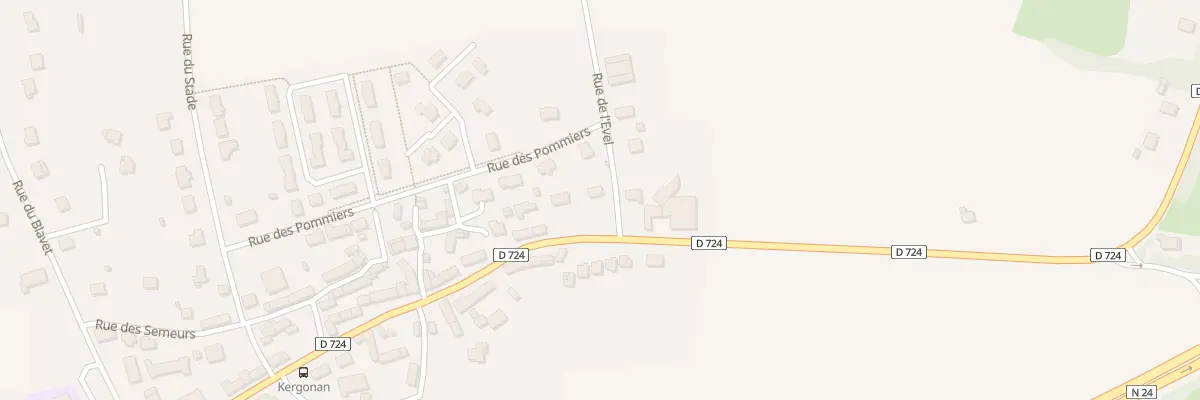 Plan du 71 Rue du Commerce à Languidic