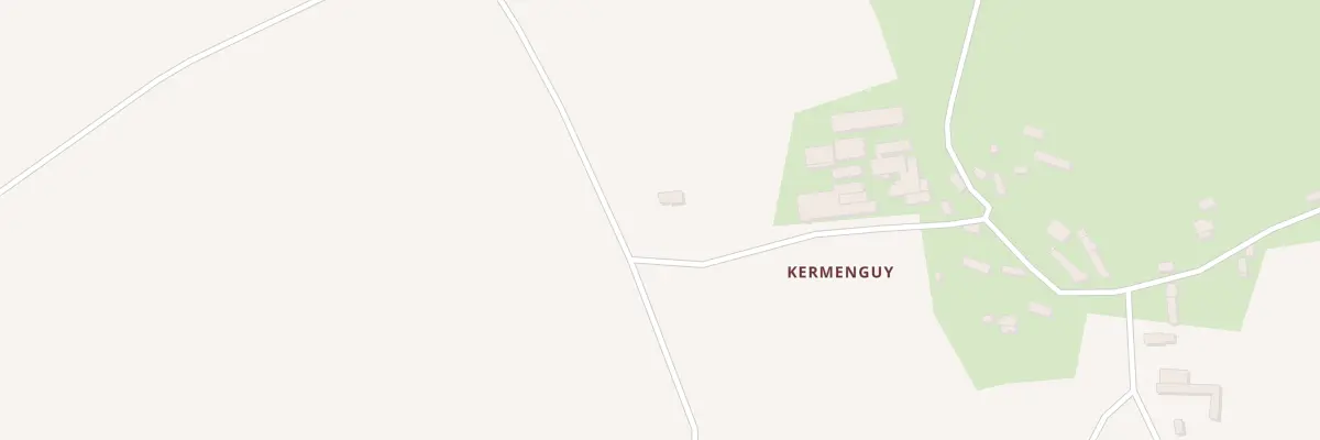 Plan du 18 Kermenguy à Plussulien