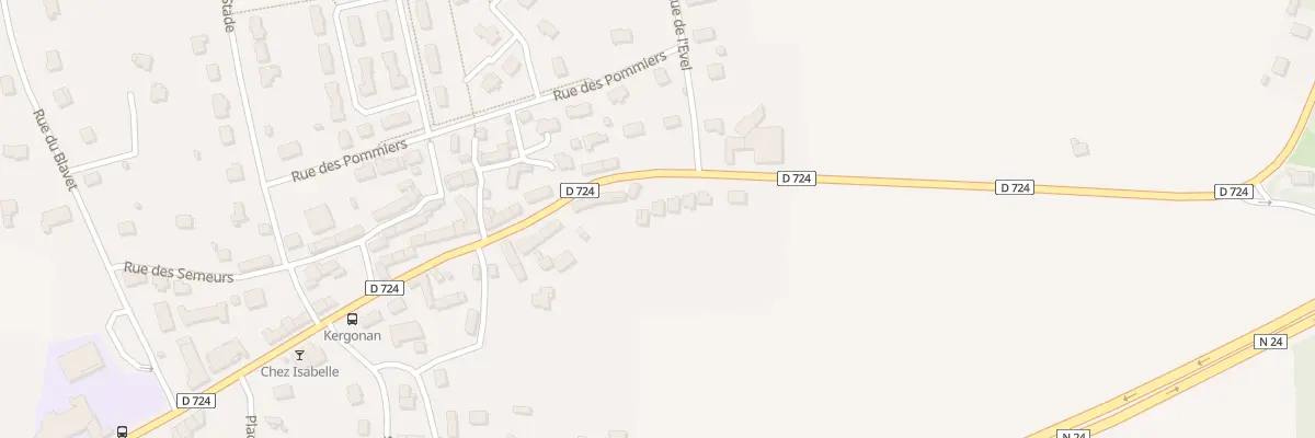 Plan du 64A Rue du Commerce à Languidic