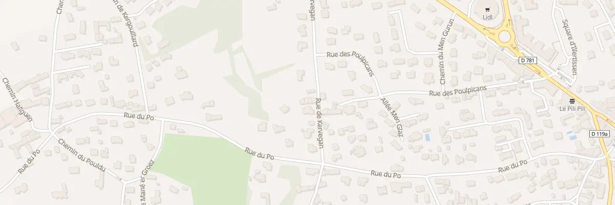 Plan du 30 Rue de Kervégan à Carnac