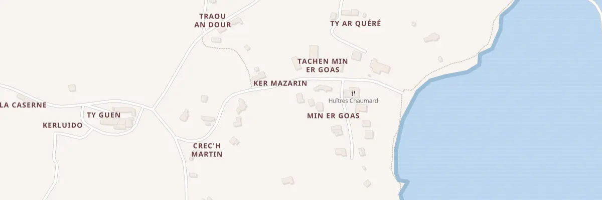 Plan du 9000 Min er Goas à Lanmodez