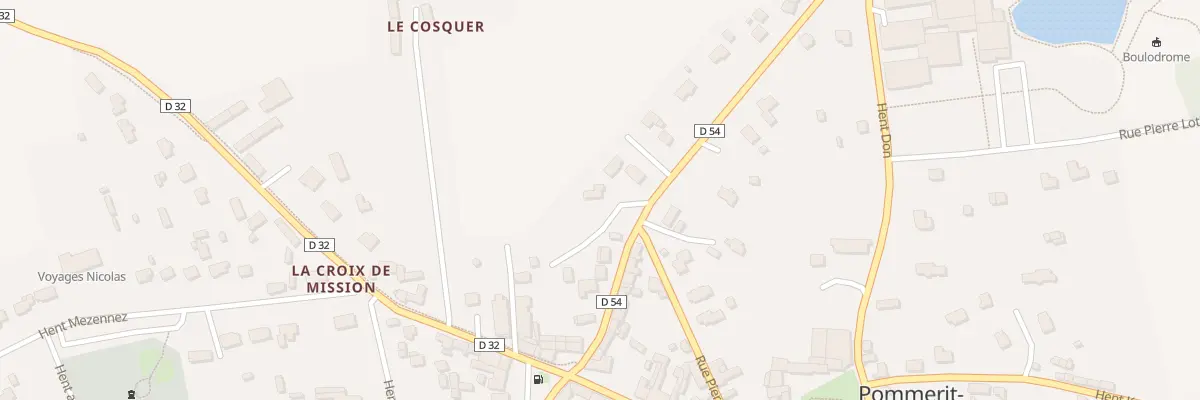Plan du 1 All Saint-jacques à Pommerit-le-Vicomte