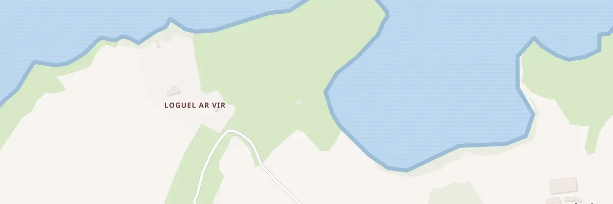 Plan du 5859 Loguel ar Vir à Lézardrieux