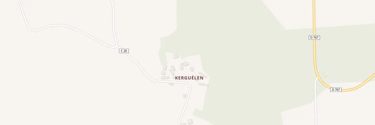 Plan du 4 Kerguelen à Saint-Gilles-Pligeaux